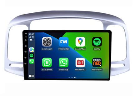 Hyundai Accent | Android 13 | Autoradio | 2007 t/m 2011 | Carplay & Android Auto