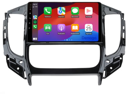 Mitsubishi Triton CarPlay autoradio | 2015 t/m 2022 | Denago DNG-A177 | 9 inch | Android 13 | Draadloos CarPlay & Android Auto
