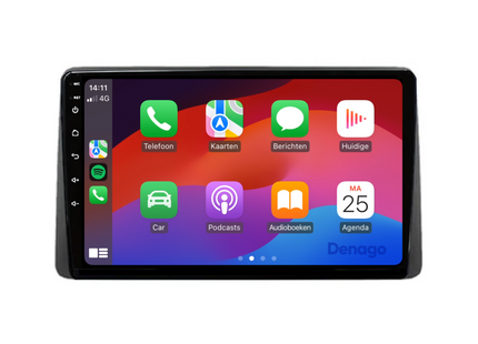 Dacia Duster CarPlay autoradio | Denago DNG-A93 | 9 inch | Android 13 | Draadloos CarPlay & Android Auto