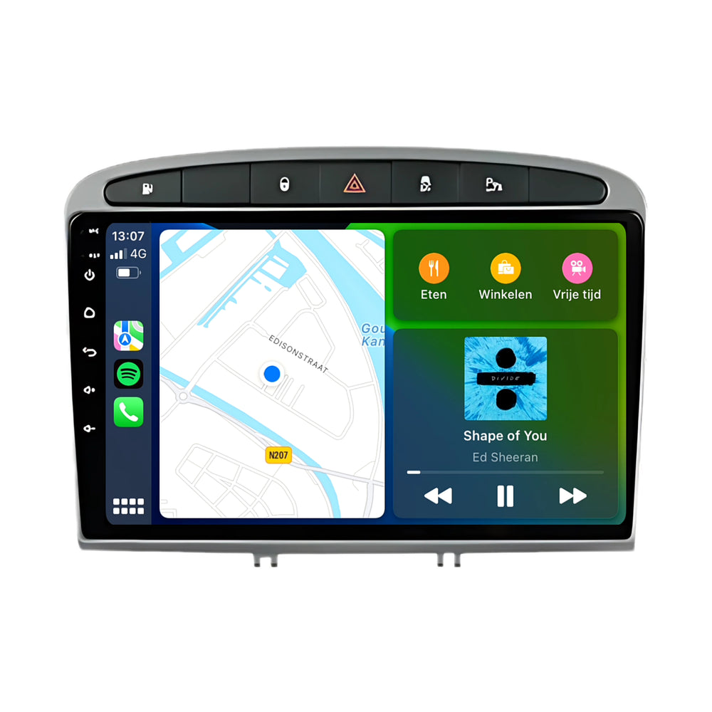 Peugeot 408/308 | Androide 13 | Radio de coche | 2007 a 2014 | CarPlay y Android Auto