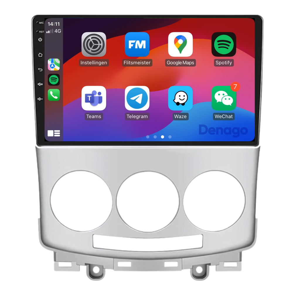 Mazda 5 CarPlay car radio | 2005 to 2010 | Denago DNG-A36 | 9 inches | Android 13 | Wireless CarPlay & Android Auto