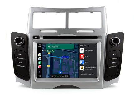 Toyota Yaris | Android 14 | 7 inch Autoradio | 2005 t/m 2012 | CarPlay & Android Auto