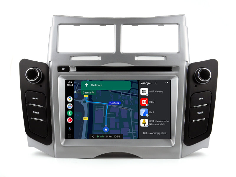 Toyota Yaris | Android 14 | 7 inch Autoradio | 2005 t/m 2012 | CarPlay & Android Auto