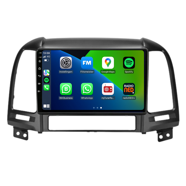 Hyundai Santa Fe | Android 13 | Autoradio | 2006 t/m 2011 | Carplay & Android Auto
