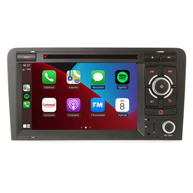 Audi A3 | S3 | RS3 | CarPlay & Android Auto | autoradio | 2005 t/m 2013 | Android 14 | 4+64GB