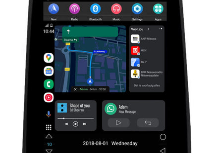 Renault Clio Android Autoradio | 2019 t/m 2025 | CarPlay & Android auto