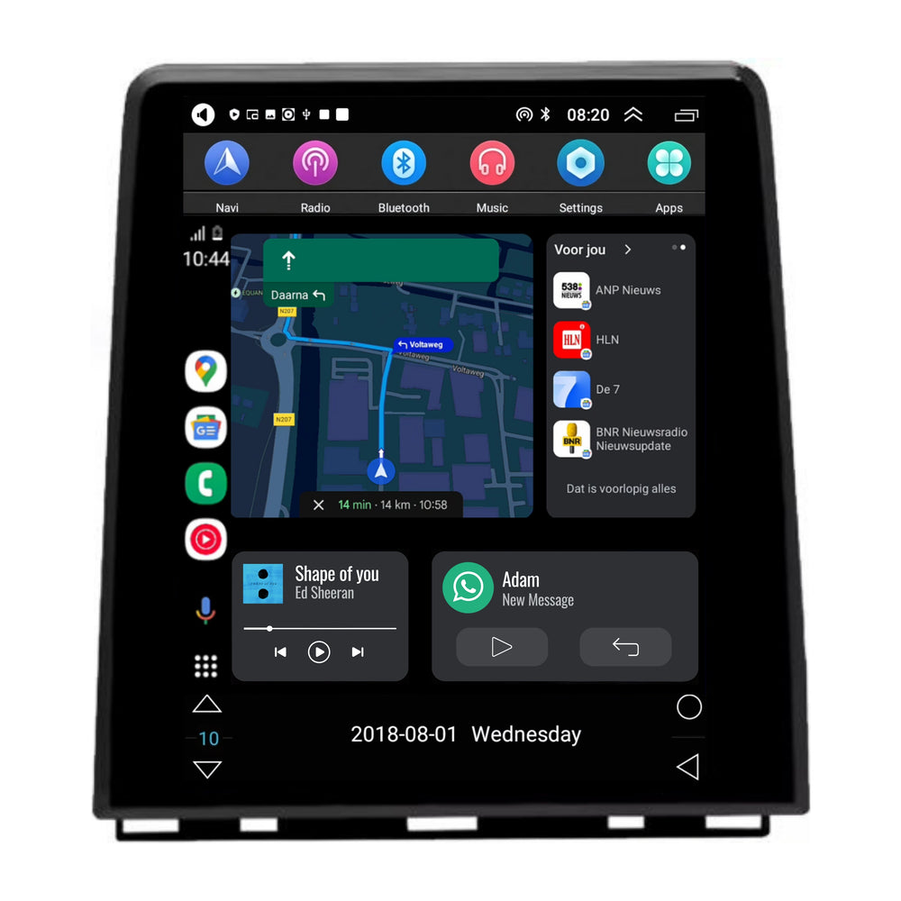 Radio Android para Coche Renault Clio | 2019 a 2025 | CarPlay y Android automático