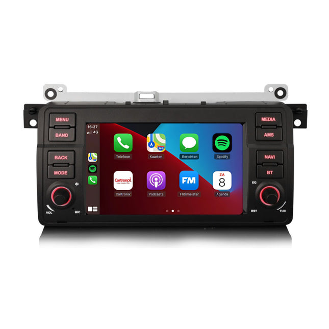 BMW 3-serie CarPlay autoradio | Android Auto | autoradio | 1999 t/m 2005 | Android 14 | 4+64GB
