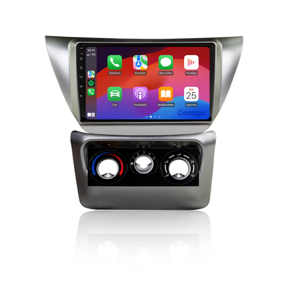 Radio de coche Mitsubishi Lancer IX CarPlay | 2003 a 2007 | Denago DNG-A151 | 9 pulgadas | Androide 13 | CarPlay inalámbrico y Android Auto