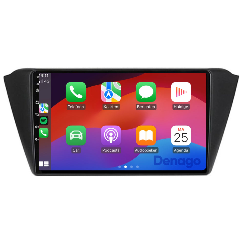 Radio para coche Skoda Fabia CarPlay | 2013 a 2019 | Denago DNG-A274 | 9 pulgadas | Androide 13 | CarPlay inalámbrico y Android Auto