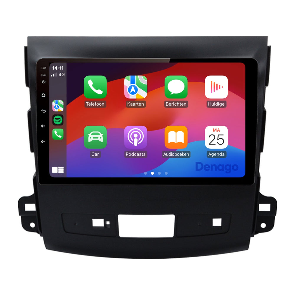 Radio para coche Mitsubishi Outlander CarPlay | 2008 a 2012 | Denago DNG-A170 | 9 pulgadas | Androide 13 | CarPlay inalámbrico y Android Auto