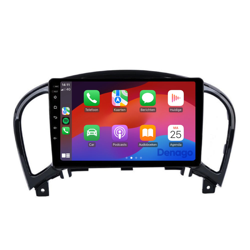 Radio para coche Nissan Juke CarPlay | 2010 a 2019 | Denago DNG-A187 | 9 pulgadas | Androide 13 | CarPlay inalámbrico y Android Auto