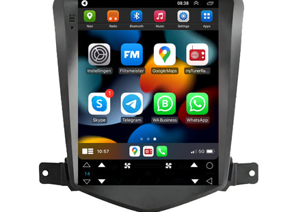 Chevrolet Cruze | Android 13 | Autoradio | 2009 t/m 2015 | CarPlay & Android Auto | Grote scherm