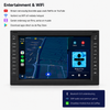 Ford Galaxy CarPlay autoradio | 2000 t/m 2006 | 4+64GB | Denago DNG-2718-7 | 7 inch | Android 15 | Draadloos CarPlay & Android Auto