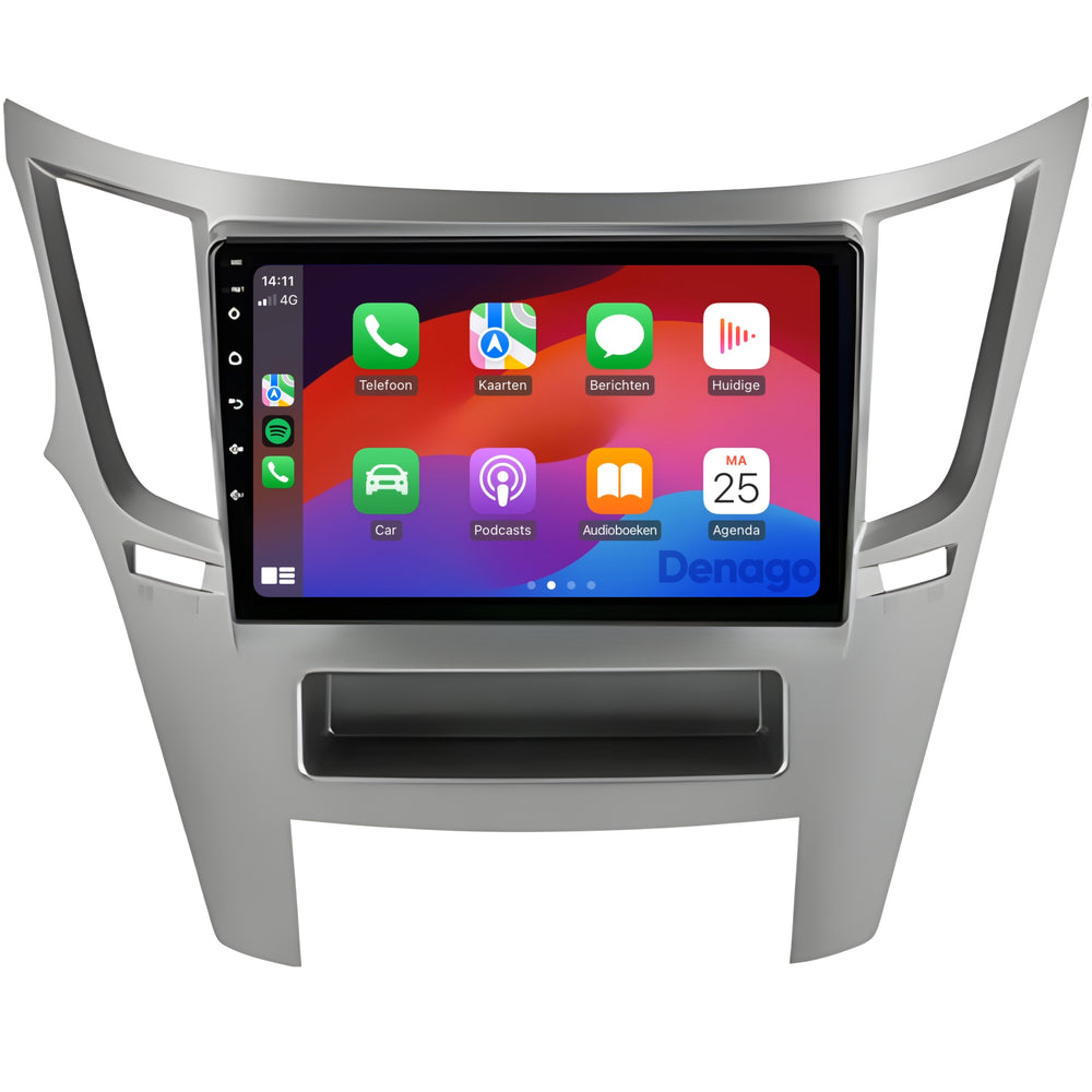 Subaru Outback CarPlay autoradio | 2009 t/m 2015 | Denago DNG-A199 | 9 inch | Android 13 | Draadloos CarPlay & Android Auto