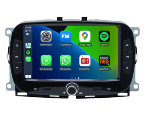 Collection image for: Fiat 500 van 2016 t/m 2019 Autoradio met CarPlay & Android Auto