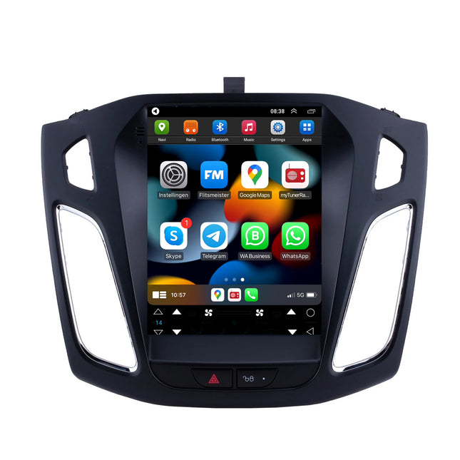 Ford Focus | Android 13 | Autoradio | 2010 t/m 2019 | CarPlay & Android Auto | Grote scherm