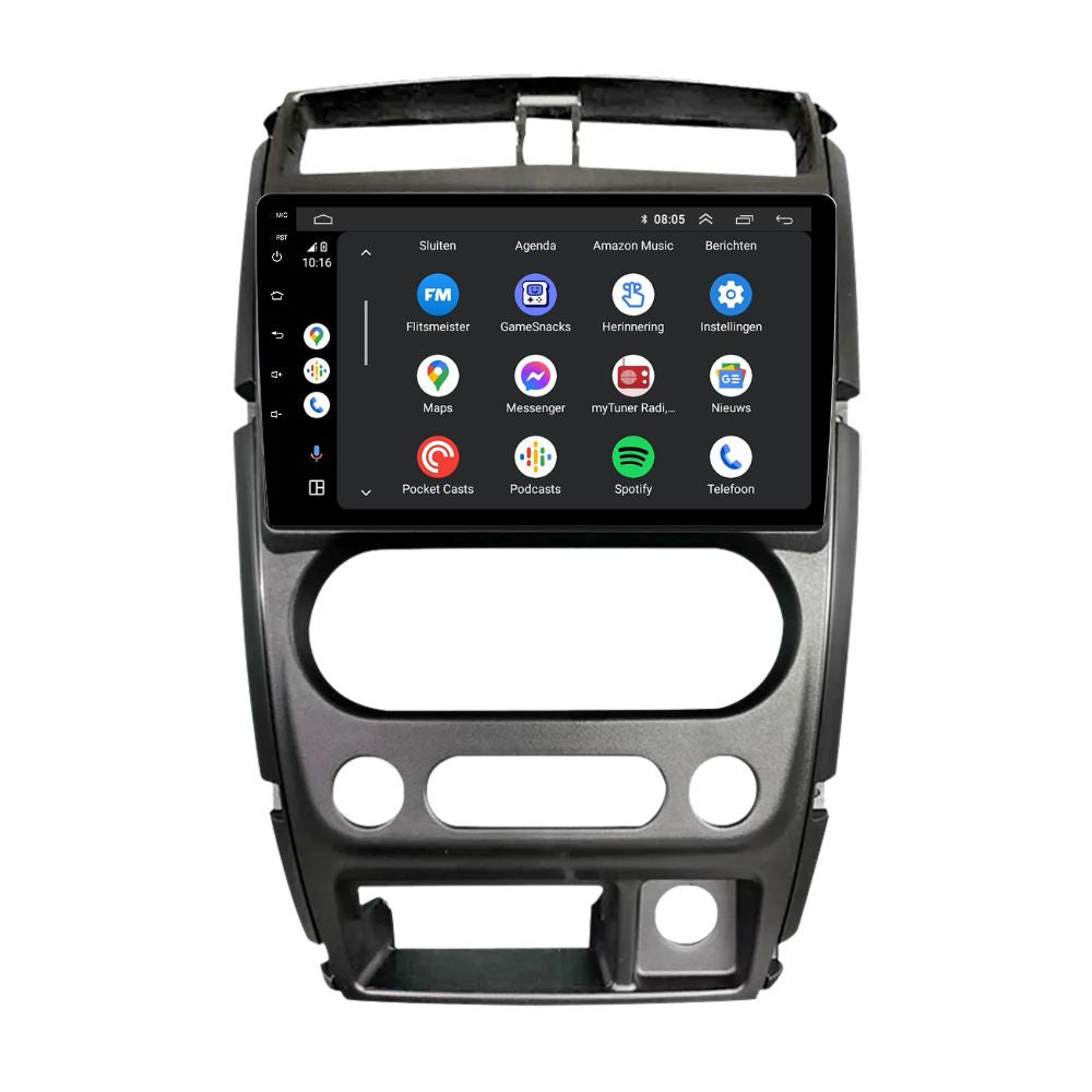 Suzuki Jimny | Androide 13 | Radio de coche | 2007 a 2012 | Carplay y Android Auto