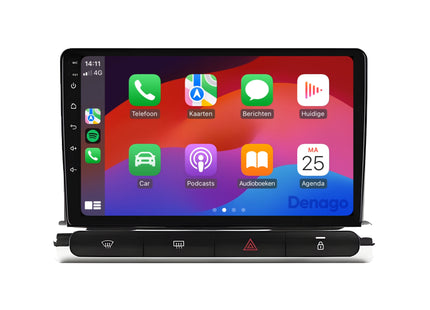 Citroën C3 CarPlay autoradio | Denago DNG-A307 |  9 inch | Android 13 | Draadloos CarPlay & Android Auto