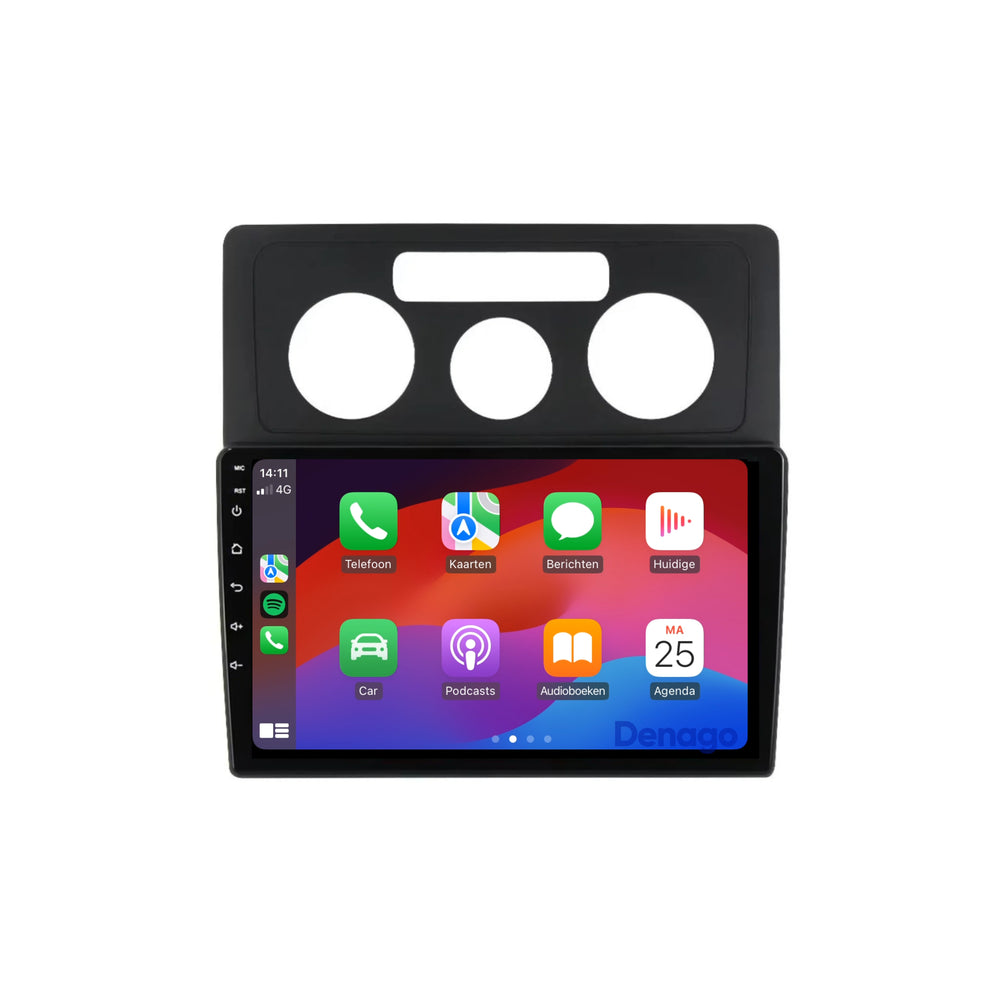 Radio para coche Volkswagen Caddy CarPlay | 2010 a 2015 | Denago DNG-A241 | 9 pulgadas | Androide 13 | CarPlay inalámbrico y Android Auto