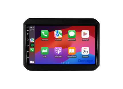 Suzuki Ignis CarPlay autoradio | 2016 t/m 2020 | Denago DNG-A158 | 9 inch | Android 13 | Draadloos CarPlay & Android Auto