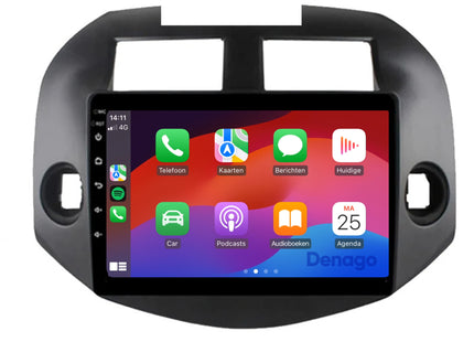 Radio para coche Toyota RAV4 CarPlay | 2007 a 2012 | Denago DNG-A314 | 10 pulgadas | Android 13 | CarPlay inalámbrico & Android Auto