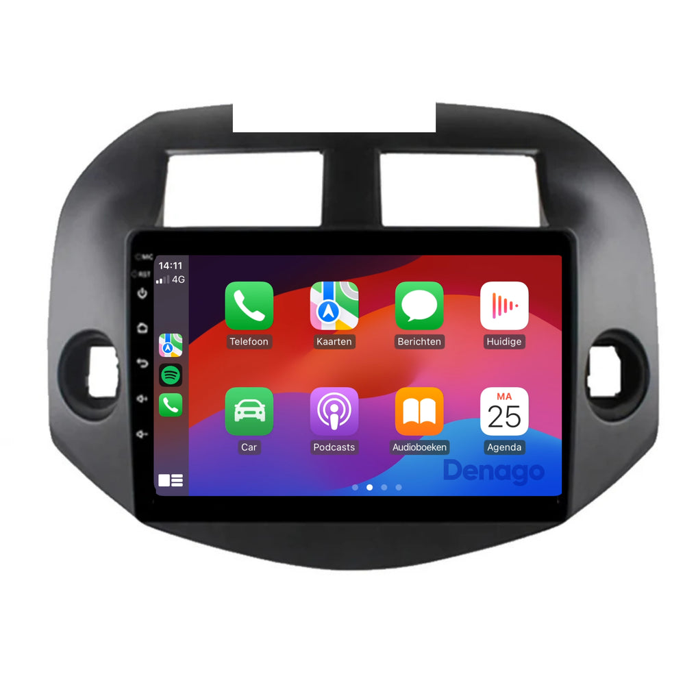 Radio para coche Toyota RAV4 CarPlay | 2007 a 2012 | Denago DNG-A314 | 10 pulgadas | Androide 13 | CarPlay inalámbrico y Android Auto