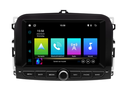 Fiat 500L CarPlay Android 13 | 2015 t/m 2018 | 4+64GB
