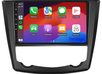 Renault Kadjar CarPlay autoradio | 2015 t/m 2018 | Denago DNG-A128 | 9 inch | Android 13 | Draadloos CarPlay & Android Auto