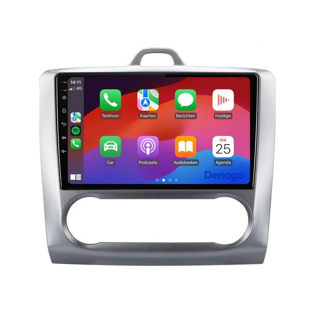 Ford Focus CarPlay autoradio | 2005 t/m 2010 | Denago DNG-A22 | 9 inch | Android 13 | Draadloos CarPlay & Android Auto