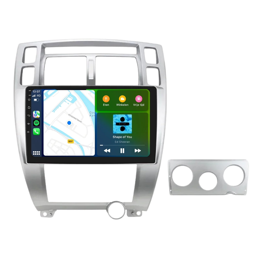Hyundai Tucson | Androide 13 | Radio de coche | 2004 a 2010 | Carplay y Android Auto