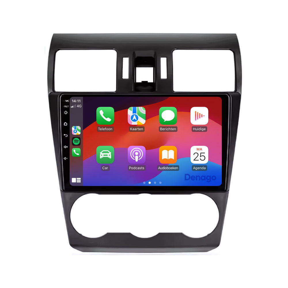 Subaru Forester CarPlay autoradio | 2014 t/m 2018 | Denago DNG-A90 | 9 inch | Android 13 | Draadloos CarPlay & Android Auto