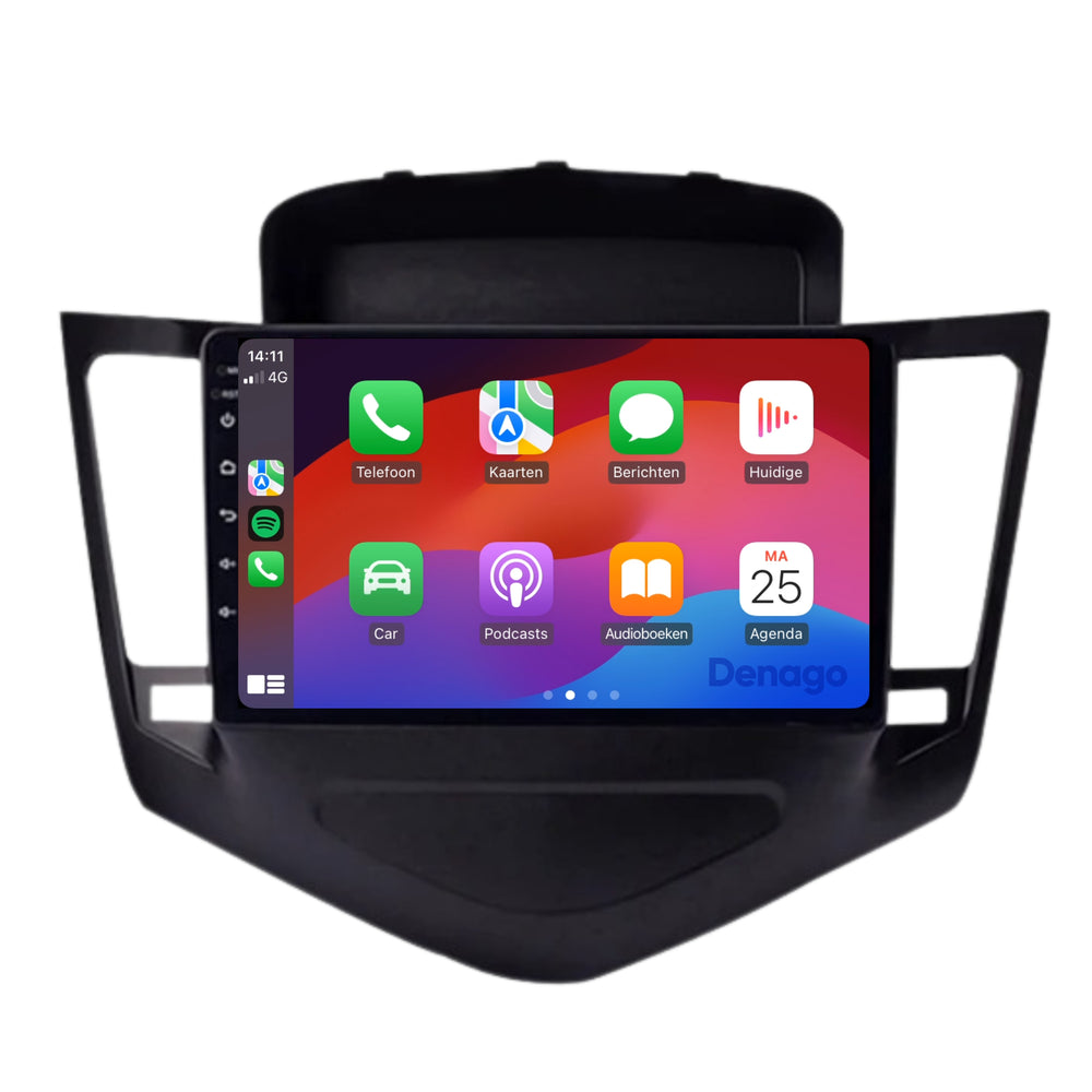 Autoradio CarPlay pour Chevrolet Cruze | 2008 à 2012 | Denago DNG-A112 | Écran 9 pouces | Android 13 | CarPlay sans fil & Android Auto
