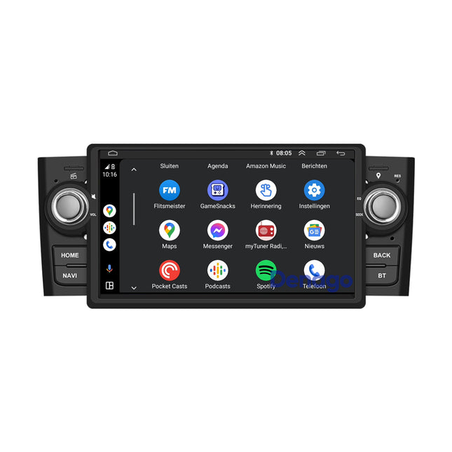 Fiat Punto 2006–2009 | 7 inch Android 13 Autoradio | Draadloos CarPlay & Android Auto