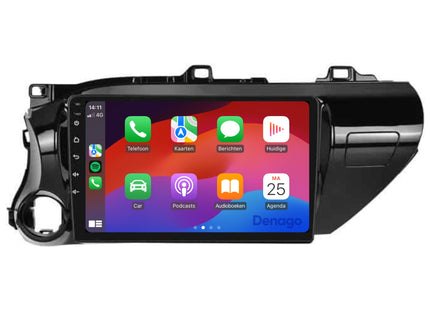 Toyota Hilux CarPlay autoradio | 2015 t/m 2020 | Denago DNG-A331 | 9 inch | Android 13 | Draadloos CarPlay & Android Auto