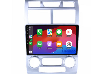 Kia Sportage CarPlay autoradio | 2004 t/m 2010 | Denago DNG-A212 | 9 inch | Android 13 | Draadloos CarPlay & Android Auto