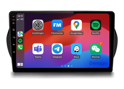 Peugeot Bipper | Autoradio | 2008 t/m 2019 | Android 13 & CarPlay