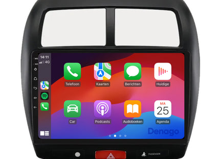 Mitsubishi ASX CarPlay autoradio | 2010 t/m 2015 | Denago DNG-A117 | 9 inch | Android 13 | Draadloos CarPlay & Android Auto