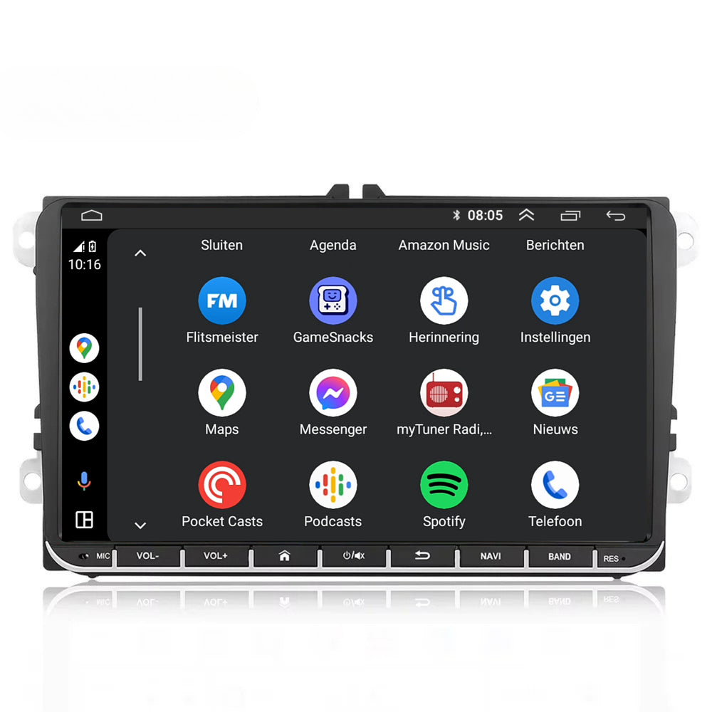 Radio de coche Seat CarPlay | Androide 13 | Apple CarPlay y Android Auto | 7 PULGADAS