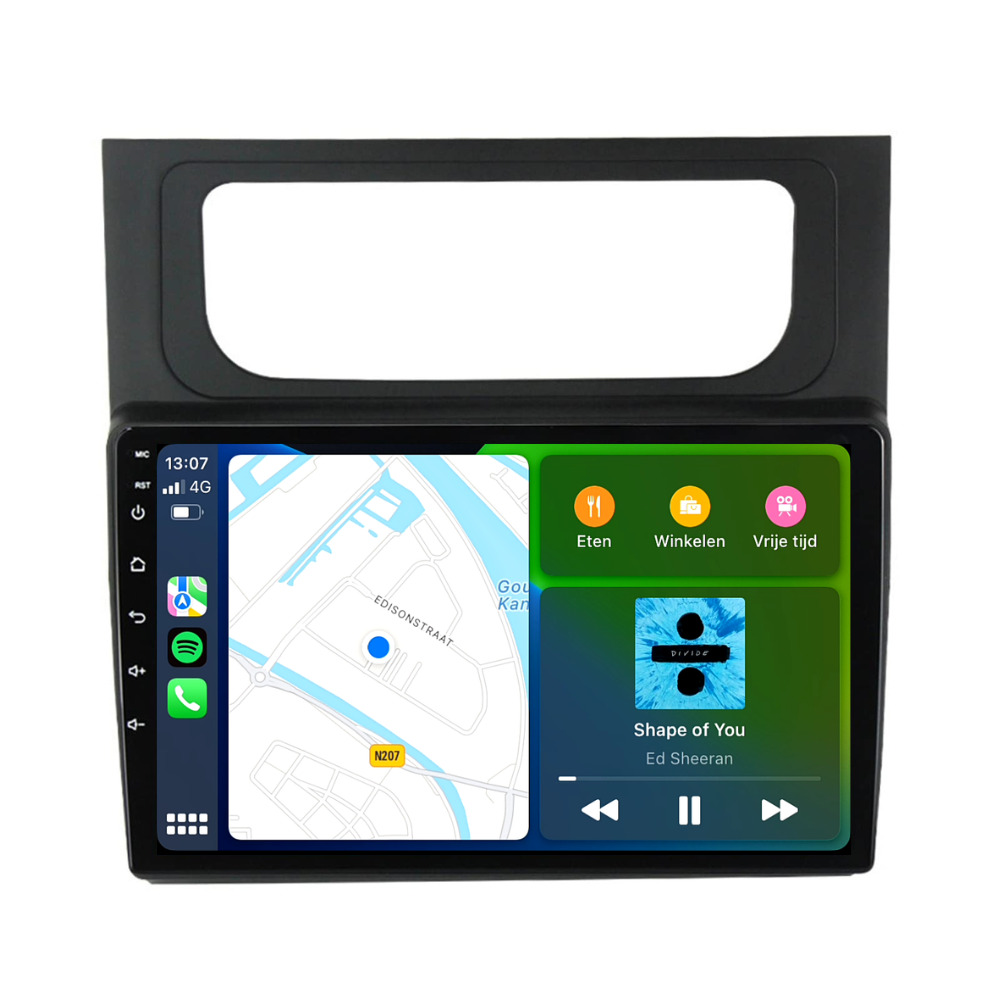 Volkswagen Touran | Radio de coche | 2010 a 2015 | Androide 13 | Carplay y Android Auto