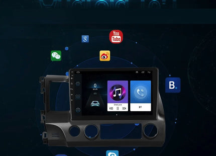 Honda Civic autoradio navigatie | Android 10.1 | 2007 t/m 2011