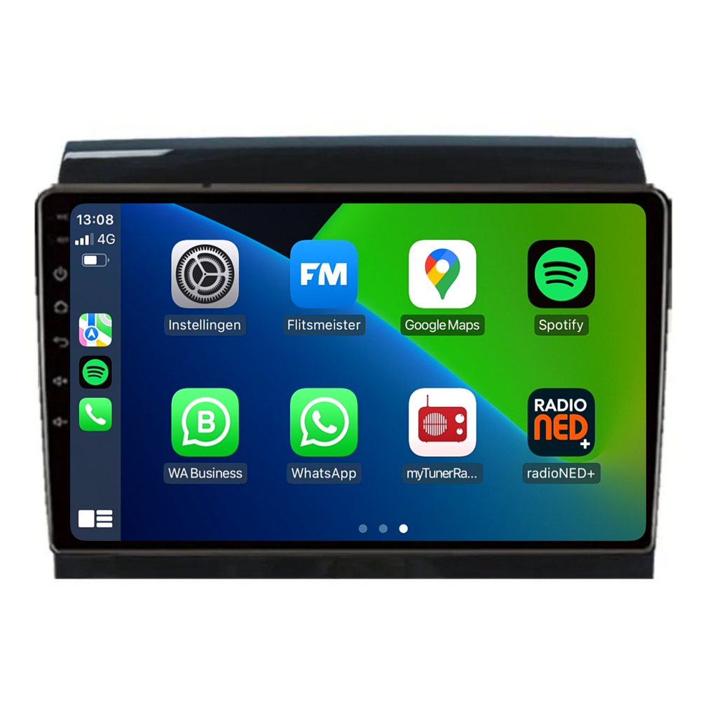 Fiat Ducato | Puente Citroën | Peugeot Boxer | Androide 13 | Radio de coche | 2006 a 2021 | Carplay y Android Auto