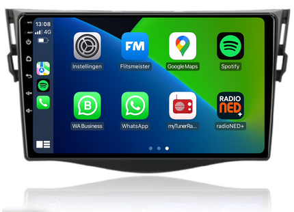 Toyota RAV4 | Android 13  | Autoradio | 2006 t/m 2013 | Carplay & Android Auto