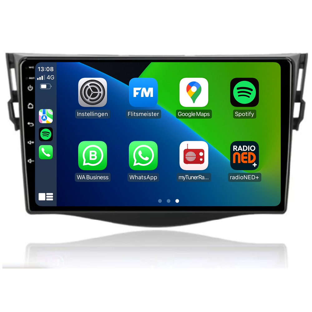 Toyota RAV4 | Android 13  | Autoradio | 2006 t/m 2013 | Carplay & Android Auto