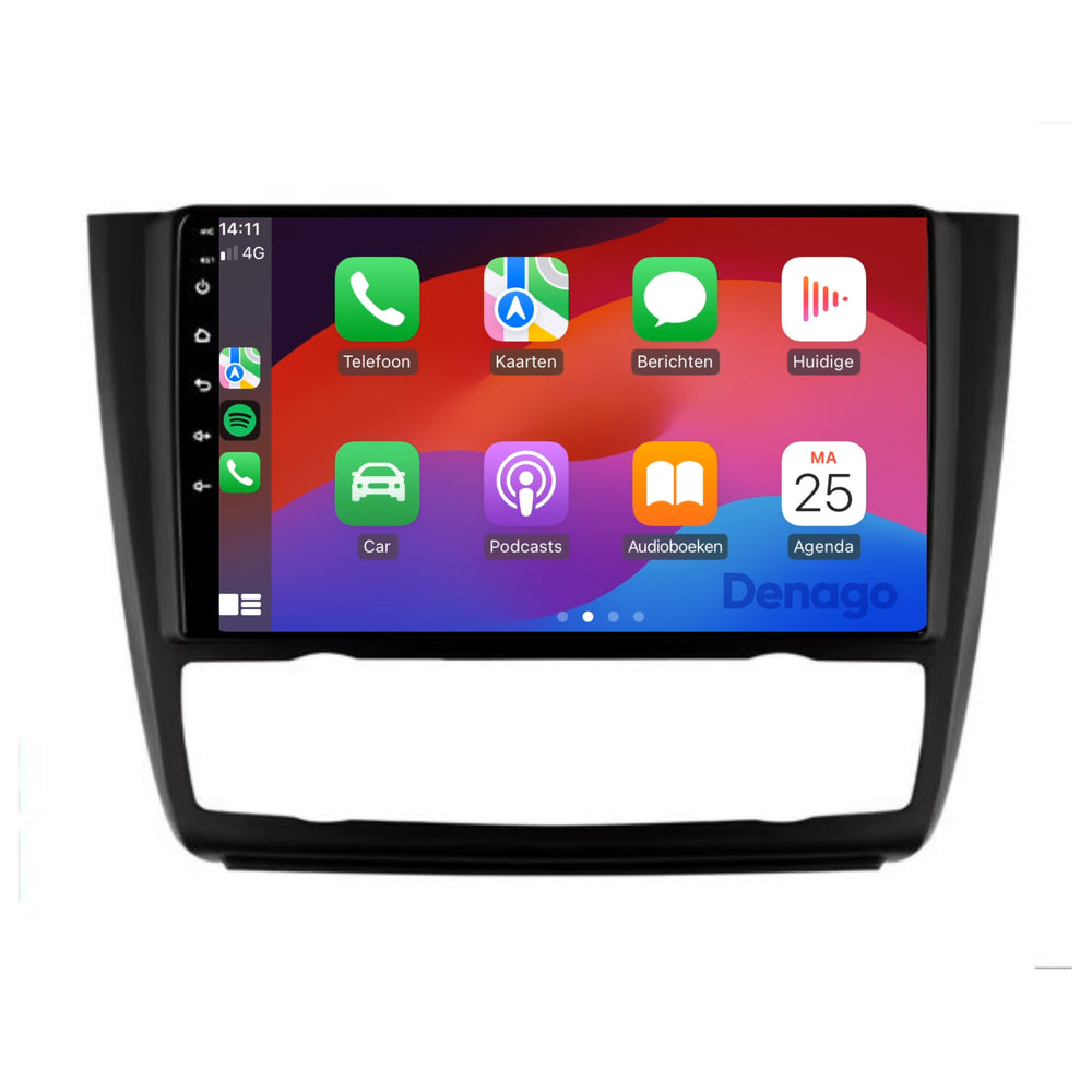 BMW 1 Serie E87 | E81 | E82 | E88 CarPlay autoradio | 2004 t/m 2012 | Denago DNG-A273 | 9 inch | Android 13 | Draadloos CarPlay & Android Auto