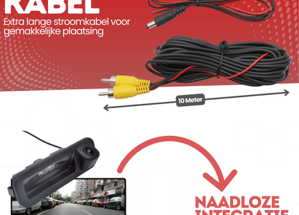 Ford Focus Sedan Achteruitrijcamera | 2013 t/m 2020 | Nachtzicht & HD Beeld