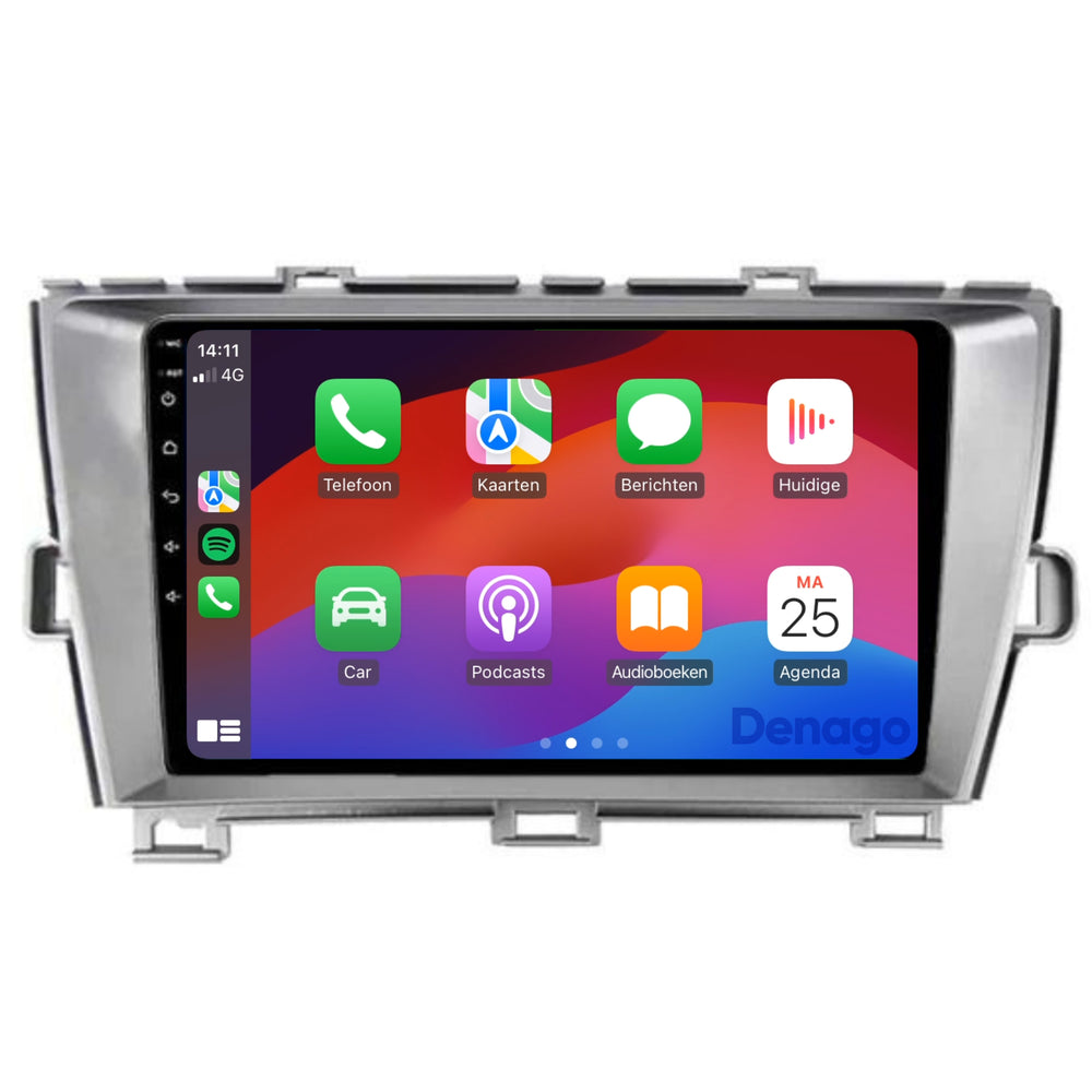 Autoradio compatible CarPlay pour Toyota Prius | 2009 à 2015 | Denago DNG-A269 | Écran 9 pouces | Android 13 | CarPlay sans fil & Android Auto