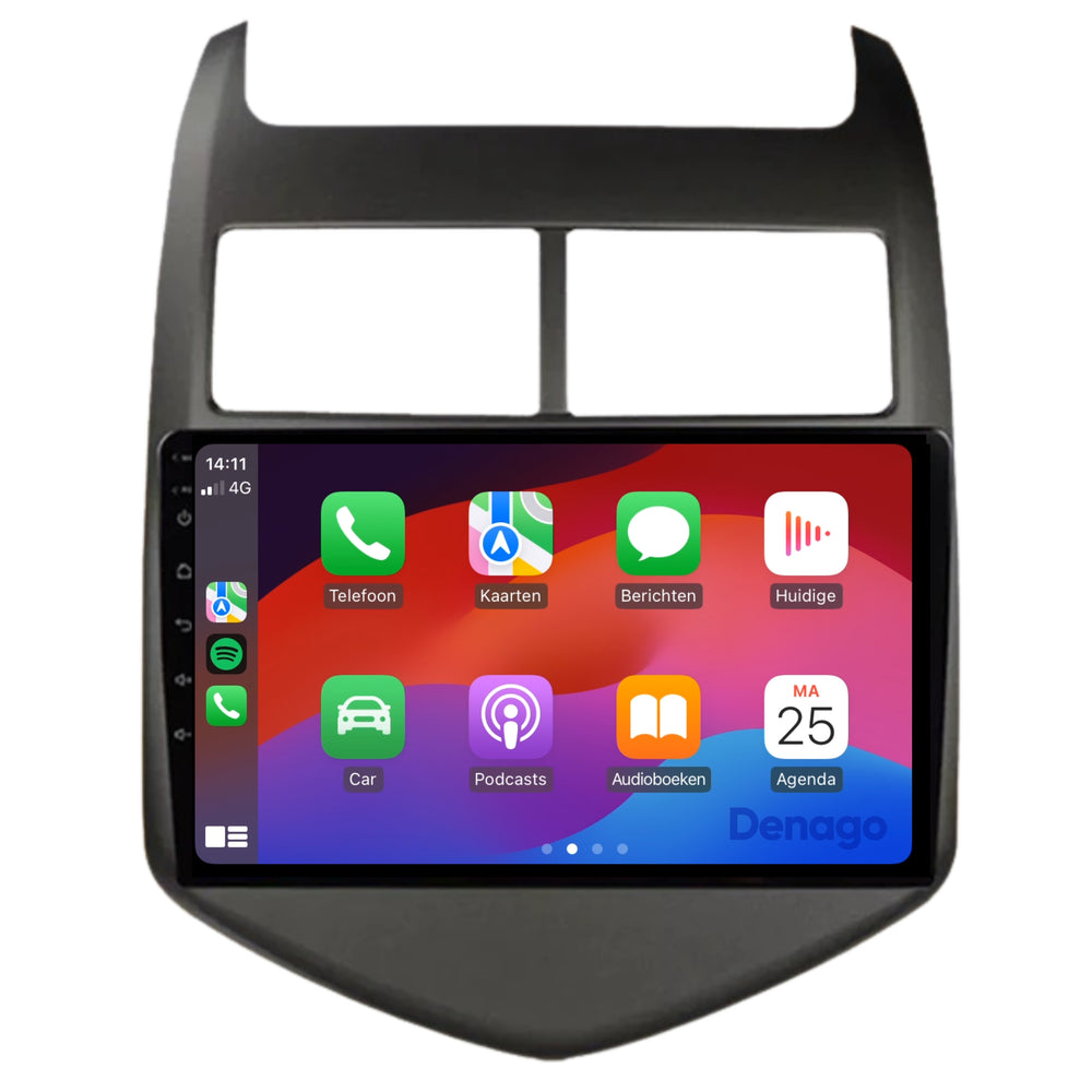 Radio para coche Chevrolet Aveo CarPlay | 2013 a 2015 | Denago DNG-A129 | 9 pulgadas | Androide 13 | CarPlay inalámbrico y Android Auto