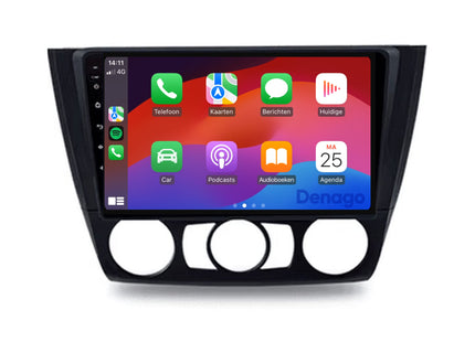 BMW 1 Serie CarPlay autoradio | 2004 t/m 2012 | Denago DNG-A298 | 9 inch | Android 13 | Draadloos CarPlay & Android Auto