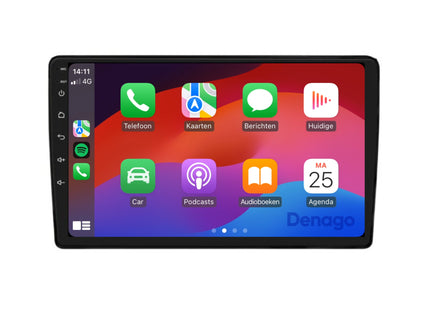 Audi A4 CarPlay autoradio | 2000 t/m 2013 | Denago DNG-A194 | 9 inch | Android 13 | Draadloos CarPlay & Android Auto